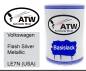 Preview: Volkswagen, Flash Silver Metallic, LE7N (USA): 500ml Lackdose, von ATW Autoteile West.